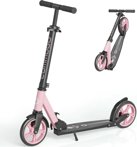 Miniatura 9 de Patinete para niños de 5 a 12 años, adolescentes, patinete plegable ligero para adultos con ruedas de 8 pulgadas, carga máxima 240 LBS, regalo