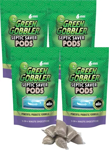 Miniatura 10 de Green Gobbler Paquetes para resolver problemas sépticos – Suministro para 6 Meses (App recordatoria de Green Gobbler)