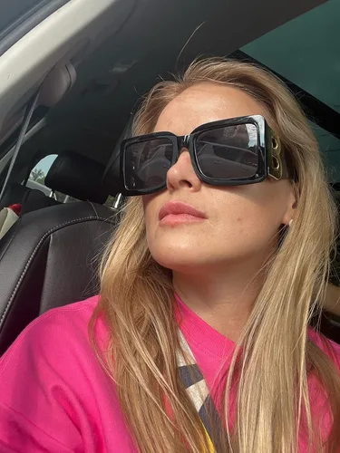Miniatura 14 de PORADAY Gafas de sol cuadradas grandes de moda para mujeres y hombres, marco grueso negro de lujo, gafas de sol modernas con montura grande