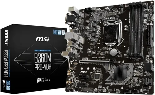 Miniatura 14 de MSI Serie Pro Intel Coffee Lake B360 LGA 1151 BTC ETH LTC Placa Base de Minería de Criptomonedas ATX (B360-F PRO)