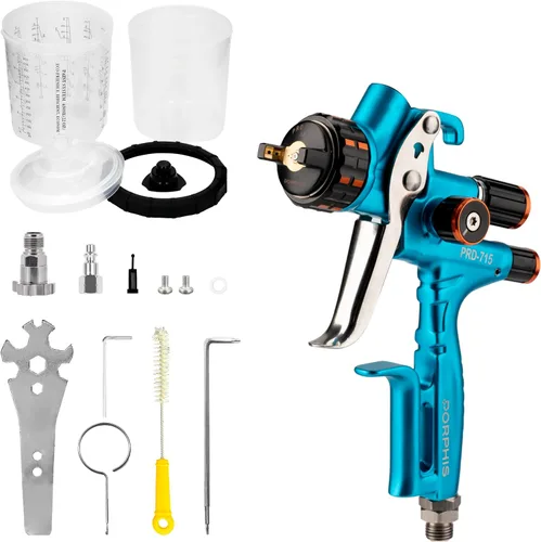 Miniatura 8 de Pistola de Pulverización para Reparar Vehículos PRD-715 de Presión Media con Boquilla de 1.4mm Pistola de Pintura en Aerosol