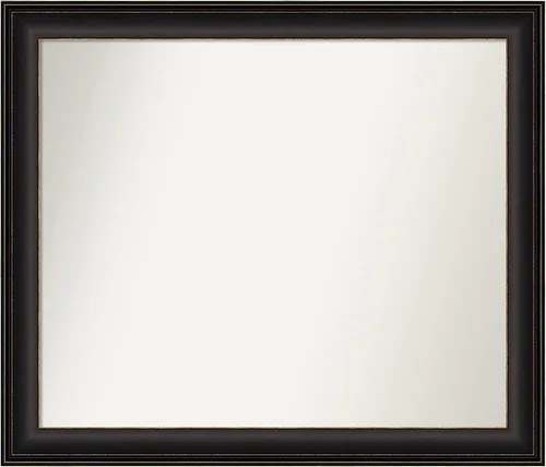 Miniatura 64 de Amanti Art Espejo de baño de bronce para sobre el fregadero, 24 x 24 pulgadas, espejo cuadrado de bronce Lara para tocador, marco de madera