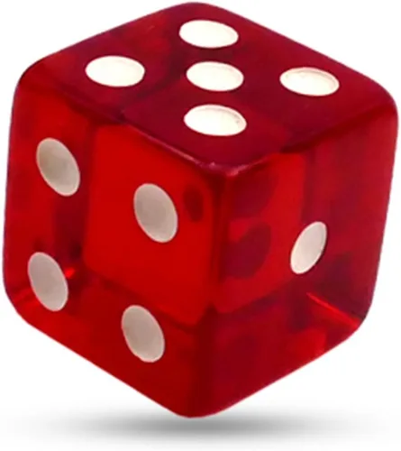 Miniatura 2 de Magic Makers Dados mágicos de cristal rojo acrílico