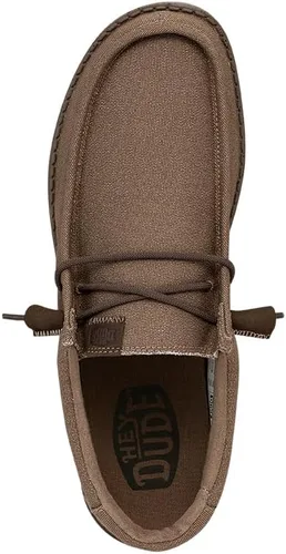 Miniatura 2 de Hey Dude Men's Wally Canvas Mono Mens Shoes Men's Slip-on Loafers Comfortable & Light