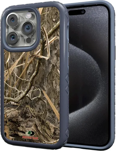 Miniatura 18 de cellhelmet Mossy Oak Agua Yellowfin Funda de doble capa en gris diseñada para iPhone 13 Mini a prueba de golpes y caídas, duradera, como se ve