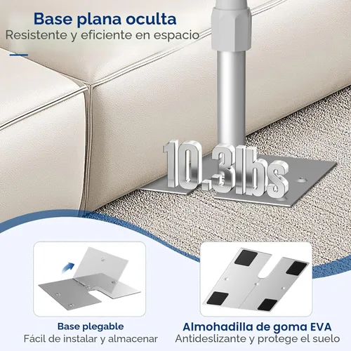 Miniatura 4 de Soporte de Telón de Fondo con Tubo y Tela, Marco Ajustable Resistente de 10x10 pies con Base de Metal, Soporte de Fondo para Fiestas, Fotografía