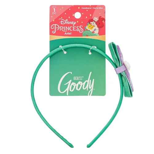 Miniatura 5 de Goody Ouchless - Diadema para todo tipo de cabello, princesa Disney, Ariel, ajuste cómodo para todo el día, hermoso diseño para un