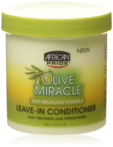 Miniatura 5 de African Pride Acondicionador sin enjuague Olive Miracle 12oz, 12 Oz