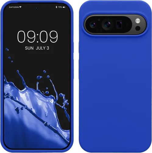 Miniatura 362 de kwmobile Funda Compatible con Google Pixel 6 Pro - Funda de Teléfono de Silicona TPU con Acabado Suave - Azul Caribe