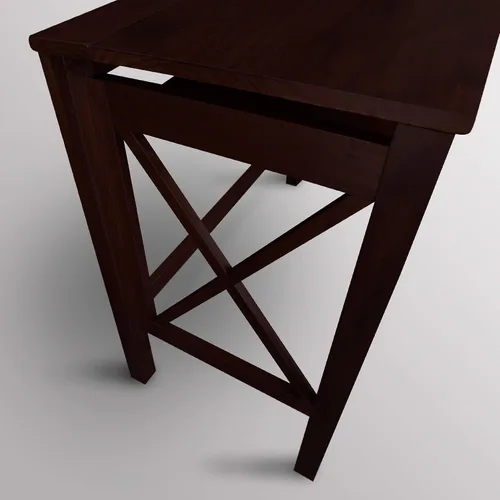 Miniatura 12 de Casual Home Montego - Escritorio plegable con bandeja extraíble, color espresso