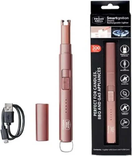Miniatura 9 de Encendedor eléctrico recargable Smartignition para parrilla Proud Grill - Negro mate. Perfecto como encendedor de velas, parrilla