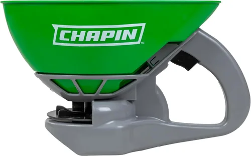 Miniatura 8 de Chapin 89200A Esparcidor, césped y jardín, 80 libras, para todas las estaciones, TurfPro, transmisión, empuje, caminar detrás, neumáticos de 12
