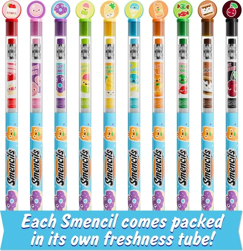 Miniatura 5 de Lápices de grafito Smencils (paquete de 2) – Lápices perfumados gourmet patentados HB #2, 10 unidades, regalos para niños, útiles escolares Original