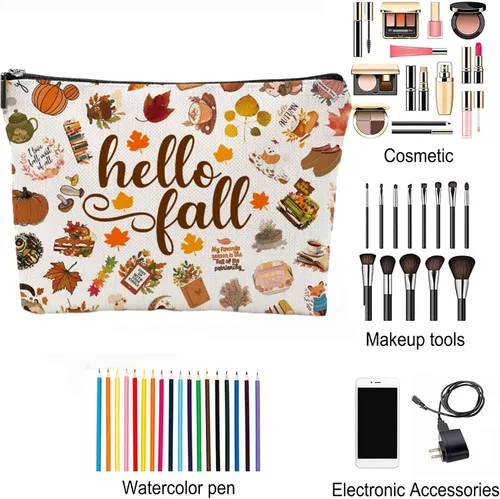 Miniatura 3 de Bolsa de maquillaje, Blanco, Otoño