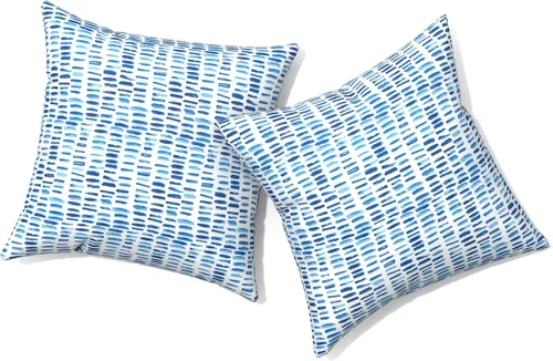 Miniatura 31 de Cojines para exteriores para muebles de patio de 16x16 pulgadas, cojines cuadrados para exteriores con relleno, cojines decorativos para patio