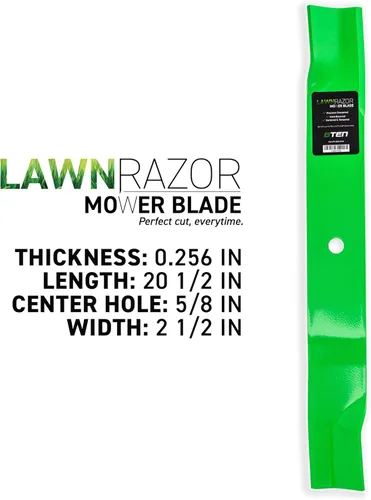 Miniatura 3 de 8TEN LawnRazor - Juego de cuchillas de cortacésped para Gravely Promaster 260Z Ariens 60 pulgadas cubierta 09081200 03253900 09246600