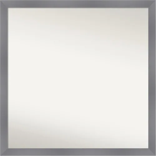 Miniatura 211 de Amanti Art Espejo personalizado, espejo de baño gris plomo a rayas, espejo de pared o espejo de tocador de baño sobre el fregadero