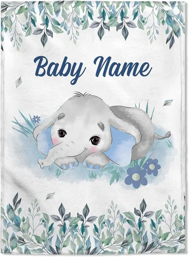 Miniatura 23 de FLOCHIL Manta de bebé personalizada para niños, manta de bebé personalizada con nombre, manta de bebé occidental personalizada, regalo para baby