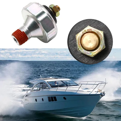 Miniatura 5 de Interruptor de presión de aceite 87-805605A1 457045 OP22900 364L-F Reemplazo para Volvo Penta Marine Sierra Stewart Warner