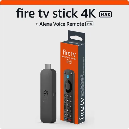 Amazon Fire TV Stick 4K Max con control remoto por voz Alexa Pro