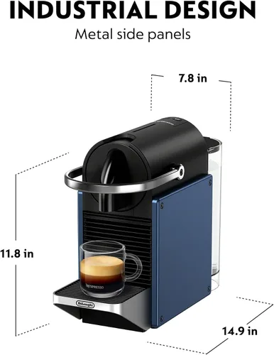 Miniatura 3 de Máquina de café expreso Pixie de Nespresso por De'Longhi, Azul Oscuro