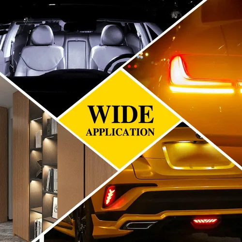 Bombilla LED T10 RGB con control remoto W5W 194 168 2825, luz estroboscópica de 16 colores, cuña COB para el interior del automóvil, mapa interior