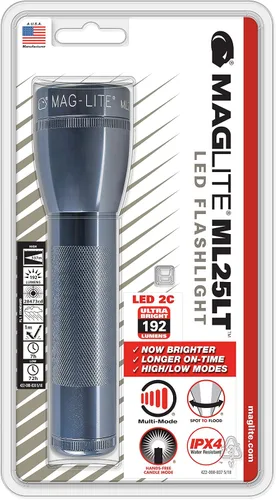 Miniatura 11 de Mag Instrument Maglite ML25LT linterna LED de 3 celdas C, roja (ML25LT-S3036)
