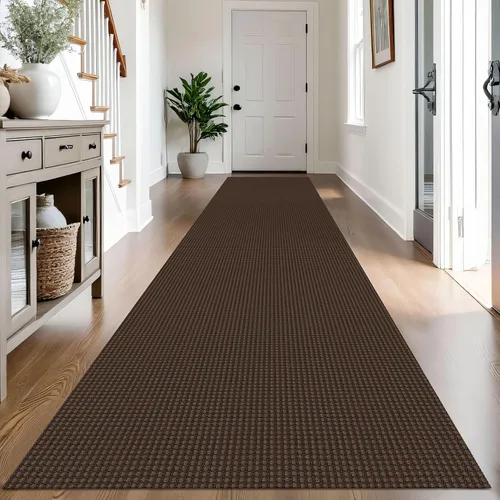Miniatura 87 de IOHOUZE Alfombra de Área Lavable 4x6 Antideslizante con Respaldo de Goma Alfombras Tejidas para Entrada Interior Alfombras de Dormitorio Alfombra