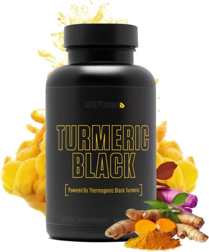 Sculpt Nation by V Shred Potente suplemento de cúrcuma, curcumina de cúrcuma con pimienta negra e ingredientes patentados para la salud de las