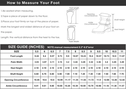 Miniatura 6 de GLOBALWIN Women's Fur Boots Fashion Combat Ankle Boots For Women