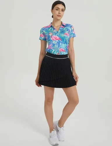 Miniatura 5 de Camisa de golf para mujer, polo de golf de secado rápido que absorbe la humedad para mujer