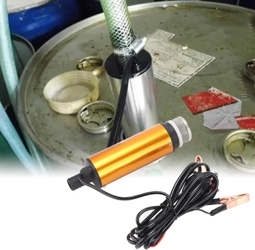 Miniatura 6 de Bomba sumergible eléctrica, bomba de sumidero eléctrica, bomba de transferencia de agua portátil Mini 12V 2.008 in DC 30L/min para agua de queroseno