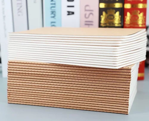 Miniatura 3 de 24 paquetes de cuadernos A5 Kraft para escritura de 8.3x5.5 pulgadas, cuadernos temáticos universitarios rayados de 60 páginas con papel rayado
