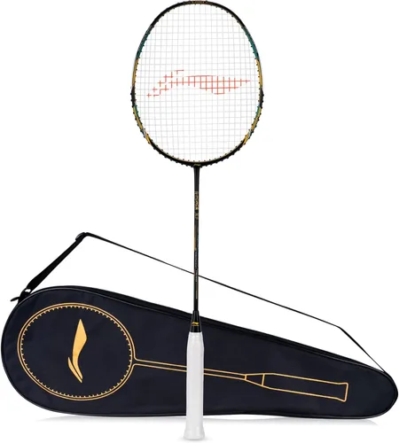 Miniatura 12 de Li-Ning G-Force X5-2.79 oz G6 - Raqueta de bádminton Blanco azul