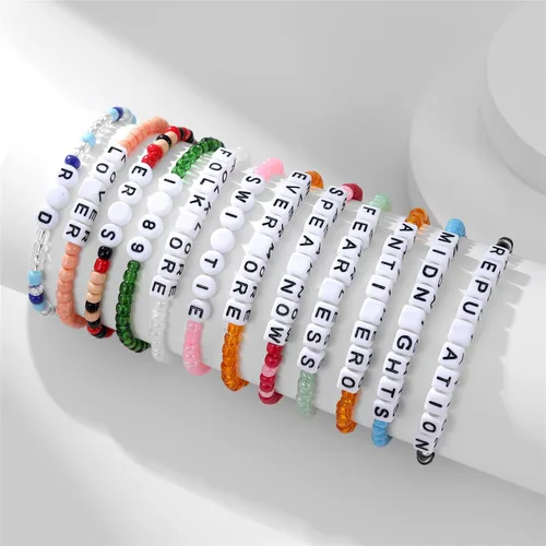 Miniatura 2 de AIMADE Taylor Album Inspired - Juego de pulseras bohemias en capas, pulseras de amistad, regalos de joyería para mujeres y niñas