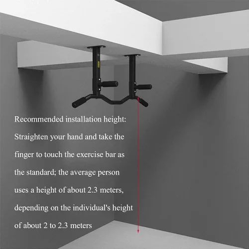 Miniatura 4 de OSCCAR Barra de dominadas, equipo de gimnasio en casa, viga de techo, equipo de fitness, fitness en casa, equipo de ejercicio para entrenamientos
