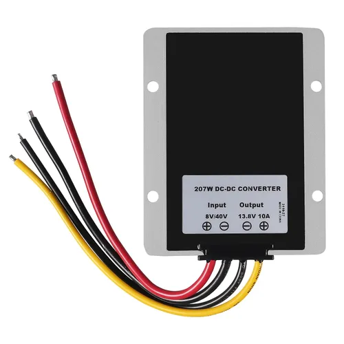Miniatura 4 de DIANN Convertidor reductor de voltaje CC de 8 V/40 V a 13.8 V 10 A, regulador de voltaje automático reductor de voltaje, convertidor de potencia