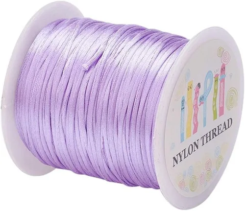 Miniatura 9 de Elecrelive - Cuerda de nailon de 200 yardas para pulseras, 200 yardas, cuerda de nailon para pulseras, 20 colores para collar, pulsera, joyería