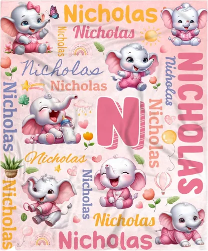Miniatura 36 de Manta preescolar personalizada de bulldog para bebés, niños y niñas, sábanas de franela personalizadas súper suaves y ligeras, decoración para cuna