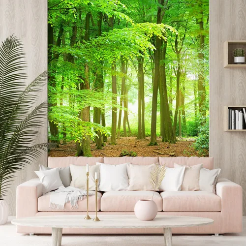 Miniatura 201 de SIGNFORD - Papel tapiz de diseño de bosque, removible para dormitorio o sala de estar, 100 x 144 pulgadas Bosque1-1911-m17