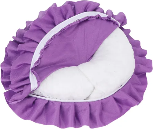 Miniatura 7 de Dioche Almohada de boca abajo, suave spa salón masaje cara, mesa de cama, almohada para el cuello de la cabeza, almohadilla de viaje para el cuello