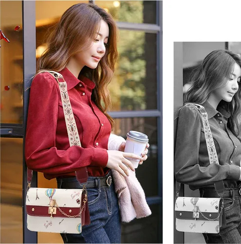 Miniatura 7 de Jainnowa Lindos monederos para mujer, bolso colorido, bolsos cruzados, bolsos de mano, bolsos de noche, bolsos de hombro para mujer
