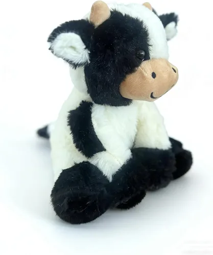Miniatura 6 de YUKOUQIAN Peluche de vaca de 11.8 pulgadas para niñas y niños de Navidad (vaca sentada de 11.8 pulgadas)