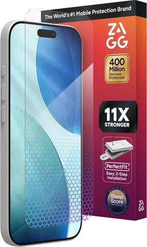 Miniatura 26 de ZAGG XTR5 - Protector de pantalla para iPhone 17 Pro Max, vidrio, protección contra la luz azul, 11 veces más fuerte, tecnología Eyesafe CPF60