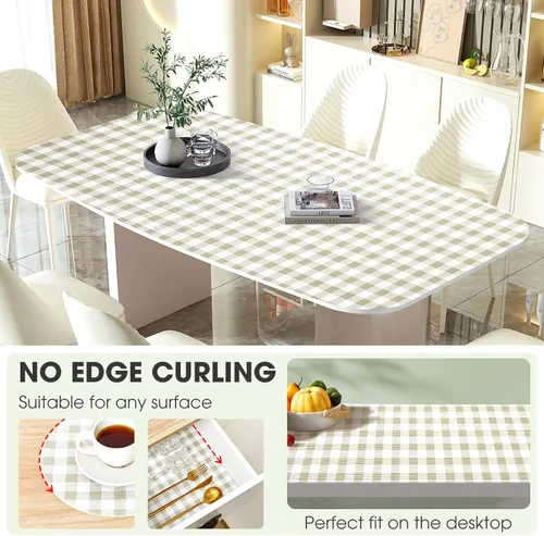 Miniatura 7 de Forro antideslizante para cajones y estantes, no adhesivos, grueso, agarre fuerte, impermeable, lavable, protege los estantes del aparador, armarios