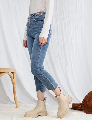 Miniatura 9 de Jeossy Botines Chelsea 9620 para mujer Botines elásticos con plataforma y suela de lengüeta a la moda