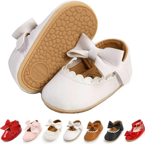 Zapatos de bebé de primera calidad, zapatos de caminar para bebé, zapatos de princesa Mary Jane de suela suave, zapatos de vestir de boda, zapatos