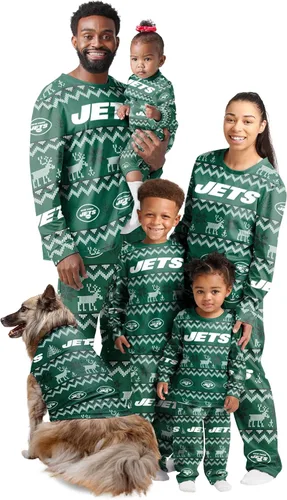 Miniatura 29 de FOCO NFL womens Nfl Team Ugly Pattern Matching Set Family Holiday Pajamas