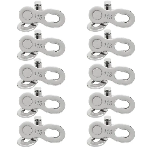 Miniatura 9 de 10 pares de bicicletas 6/7/8 velocidad cadena conector acero rápido conector cadena universal bicicleta hebilla mágica faltante eslabones maestros