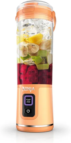 Miniatura 36 de Ninja BC151EM Blast Licuadora Portátil, Sin Cable, Recipiente de 18oz, Licuadora Personal para Batidos y Licuados, Libre de BPA, Tapa Hermética